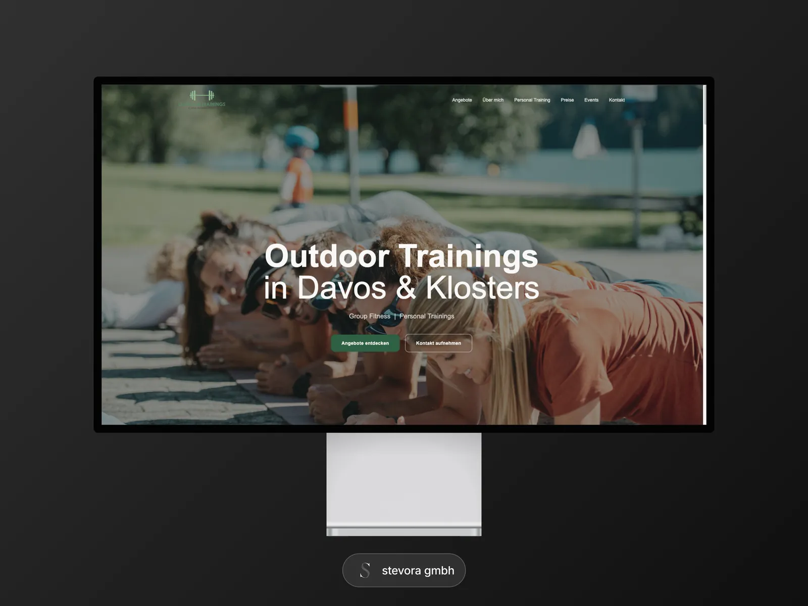 Outdoortrainings Davos, Website für Outdoor- und Erlebnistrainings