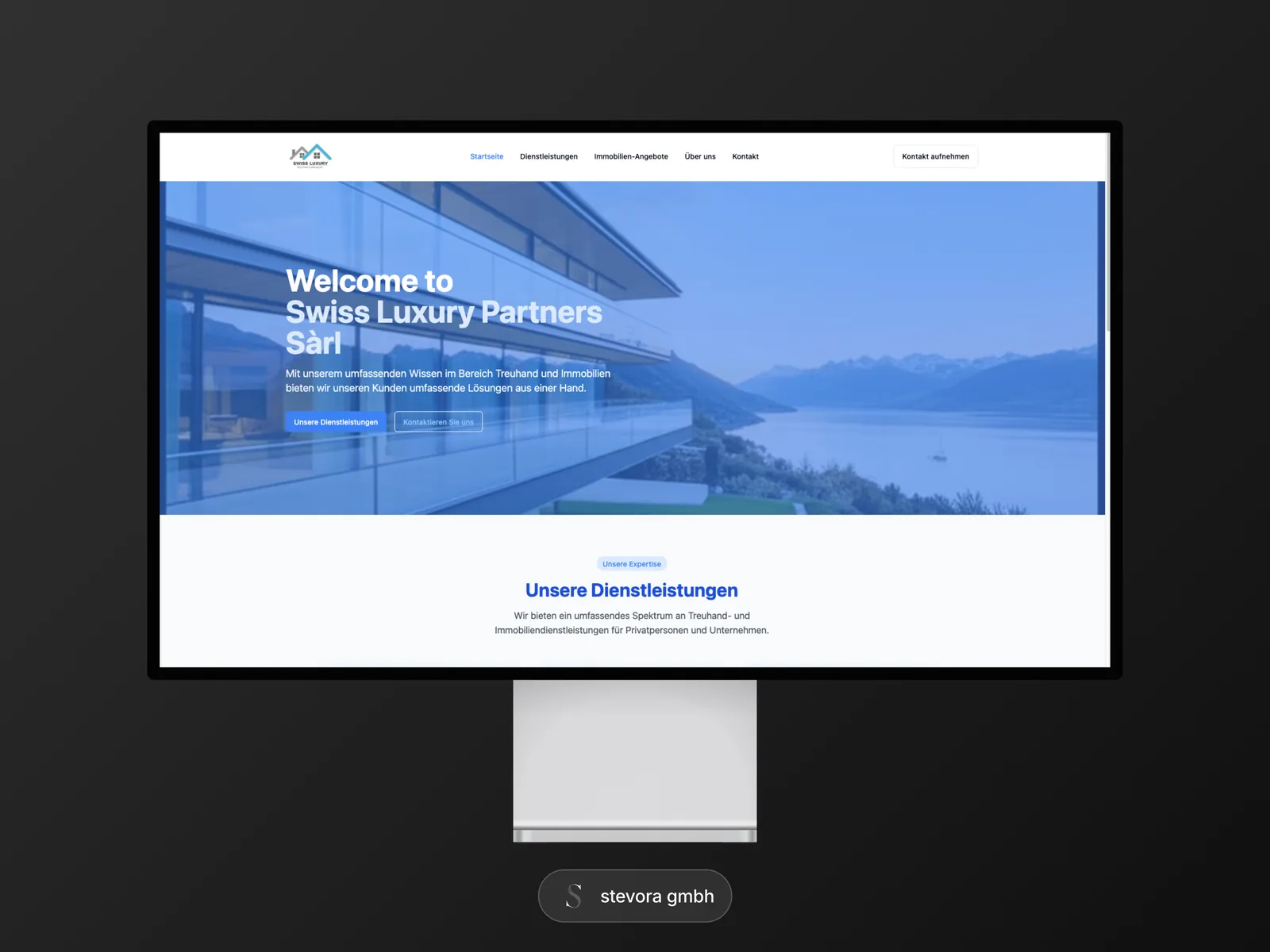 Swiss Luxury Partners, Website für Luxusimmobilien