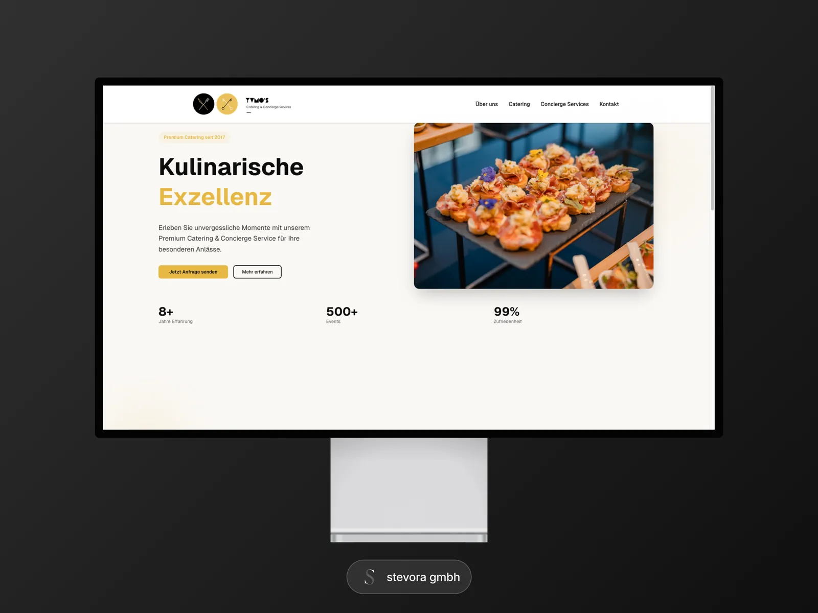 YVMOS, Website für Marke und digitale Präsenz
